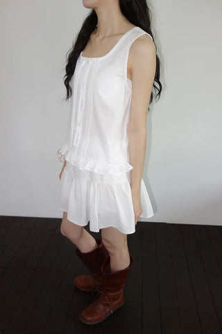 [3 colors] Yuruka See-through Blouse
