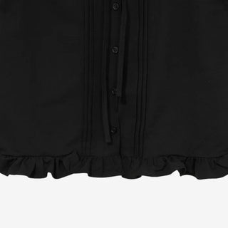 [3 colors] Yuruka See-through Blouse