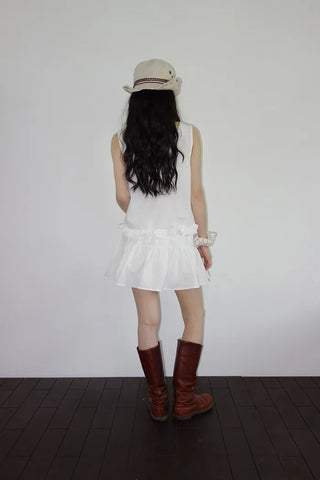 [3 colors] Yuruka See-through Blouse