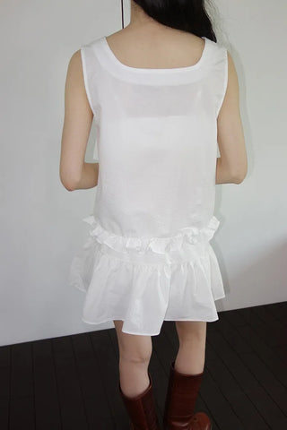 [3 colors] Yuruka See-through Blouse
