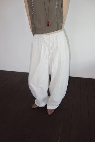 [3 colors] Cappy Bath Rock Balloon Wide Pants