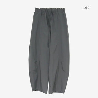 [3 colors] Cappy Bath Rock Balloon Wide Pants