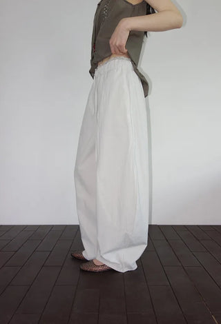 [3 colors] Cappy Bath Rock Balloon Wide Pants