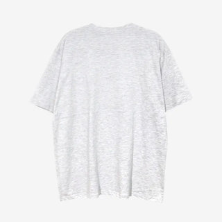 [2 colors] Chilling Print Oversized Short-Sleeve T-Shirt