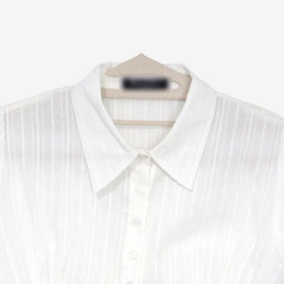 [2 colors] Novo Cut-out Punching Blouse