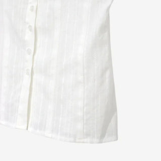 [2 colors] Novo Cut-out Punching Blouse