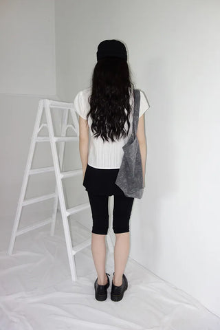 [2 colors] Novo Cut-out Punching Blouse