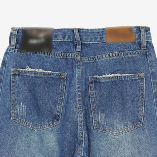 [2 colors] Abel Denim Pintuck Wide Pants