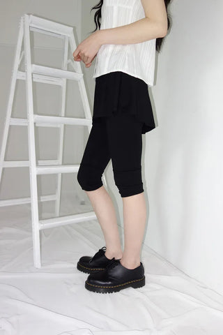 [2 colors] Yulia Capri Skirt Pants