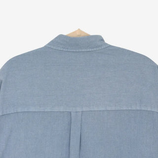 [4 colors] Mid-Sea Overfit Pigment Short-Sleeve Shirt