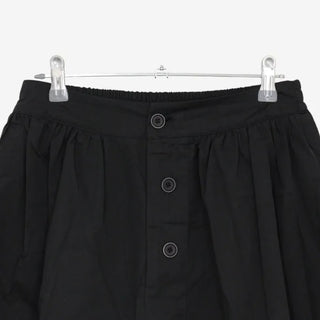 [3 colors] Ajipo Button Pintuck 3/4 Pants