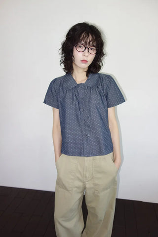 [4 colors] Cotton Wide Pants