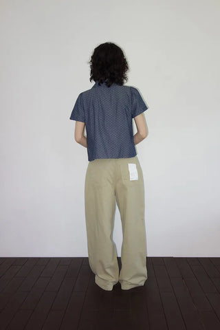 [4 colors] Cotton Wide Pants