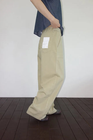 [4 colors] Cotton Wide Pants