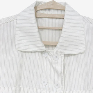 [2 colors] Roche Stripe Shirt Blouse