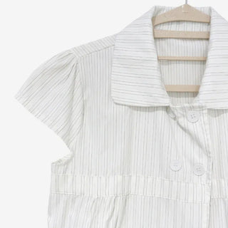 [2 colors] Roche Stripe Shirt Blouse