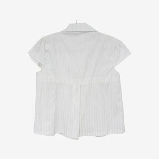 [2 colors] Roche Stripe Shirt Blouse