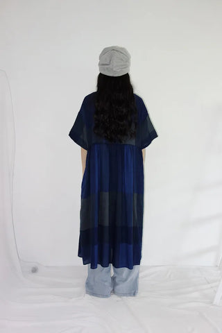 Jeans Oversized Fit Check Long Dress