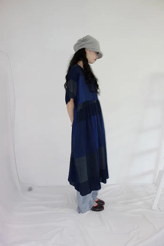 Jeans Oversized Fit Check Long Dress