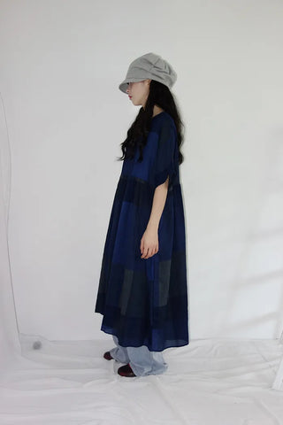 Jeans Oversized Fit Check Long Dress