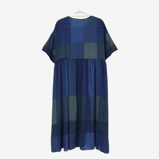 Jeans Oversized Fit Check Long Dress