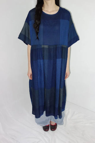 Jeans Oversized Fit Check Long Dress