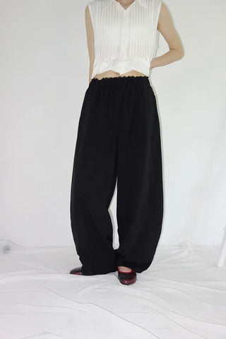 [3 colors] Rem Pintuck Sleeveless Blouse