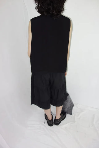 [3 colors] Rem Pintuck Sleeveless Blouse