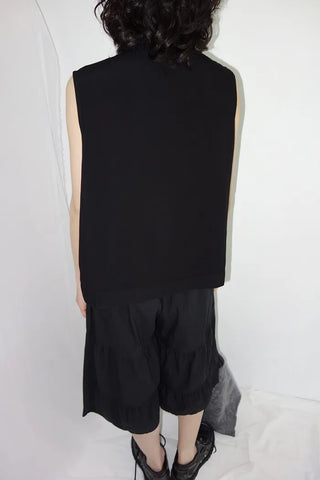 [3 colors] Rem Pintuck Sleeveless Blouse