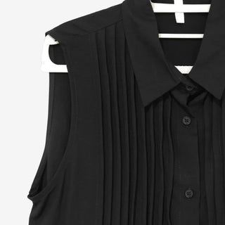 [3 colors] Rem Pintuck Sleeveless Blouse