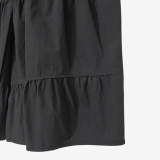 [3 colors] Tiered Can-Can Wide Bermuda Pants