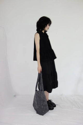 [3 colors] Tiered Can-Can Wide Bermuda Pants