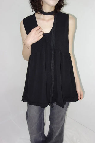 [2 colors] Timothy Frill Blouse