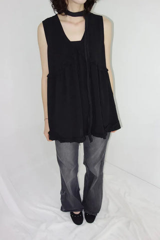 [2 colors] Timothy Frill Blouse