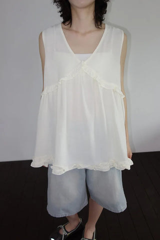 [2 colors] Timothy Frill Blouse