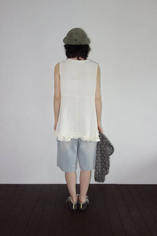 [2 colors] Timothy Frill Blouse
