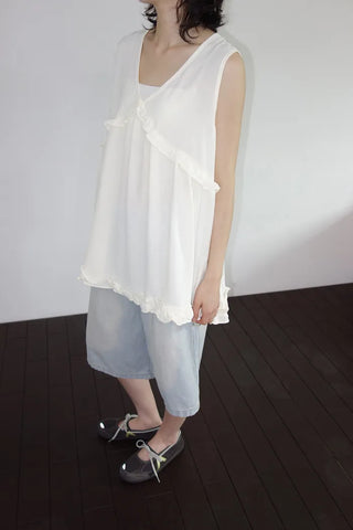 [2 colors] Timothy Frill Blouse