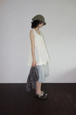 [2 colors] Timothy Frill Blouse