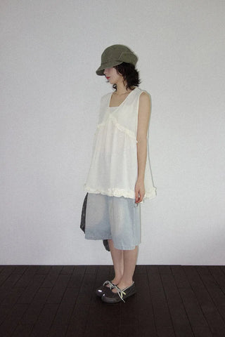 [2 colors] Timothy Frill Blouse