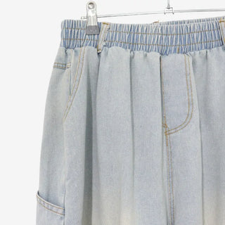 [3 colors] Denim Carpenter Bermuda Pants