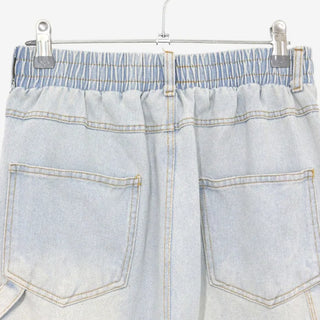 [3 colors] Denim Carpenter Bermuda Pants