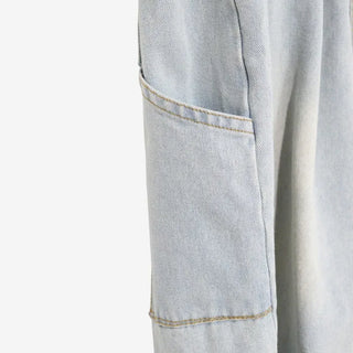 [3 colors] Denim Carpenter Bermuda Pants