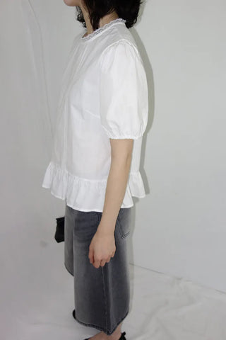 Posen Denim Wide Bermuda Pants