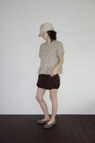 [4 colors] Hota Balloon Pumpkin Shorts