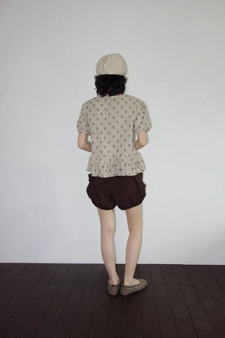 [4 colors] Hota Balloon Pumpkin Shorts