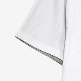 [4 colors] Layered Color Short-Sleeve T-Shirt