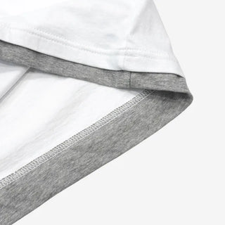 [4 colors] Layered Color Short-Sleeve T-Shirt