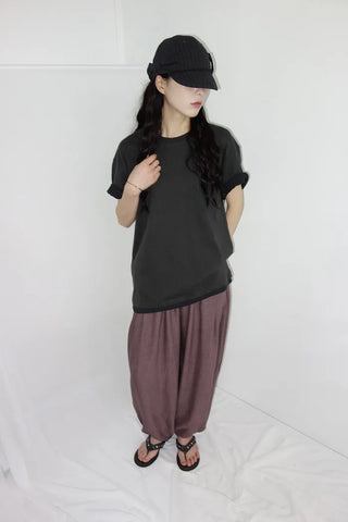 [4 colors] Creton Banding Balloon Pants