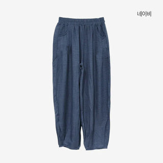 [4 colors] Creton Banding Balloon Pants