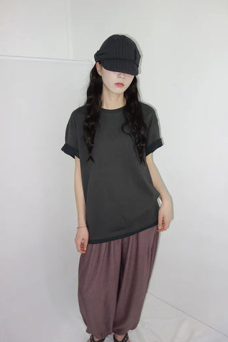 [4 colors] Creton Banding Balloon Pants